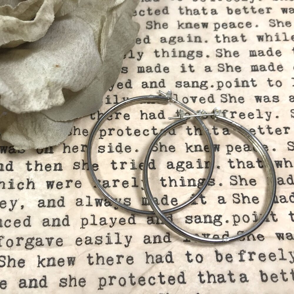 Vintage 70s Hoop Earrings